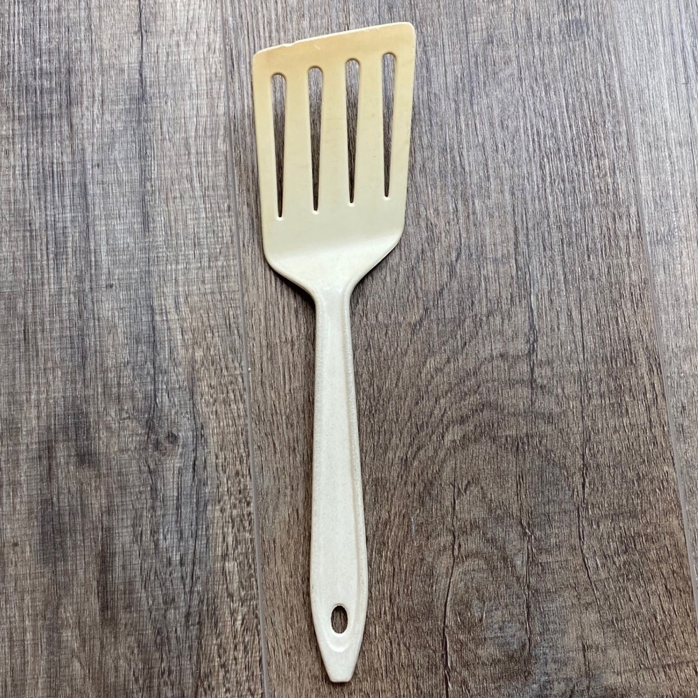 Vintage Lopol Hutzler No 717 Slotted Spatula Turner Cream Melamine USA Made